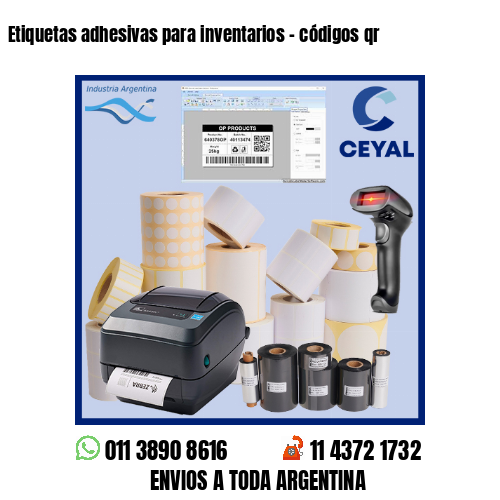 Etiquetas Adhesivas Para Inventarios C Digos Qr Etiquetas Ceyal