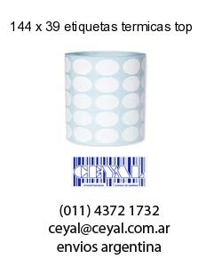 144 x 39 etiquetas termicas top