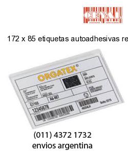 172 x 85 etiquetas autoadhesivas redondas