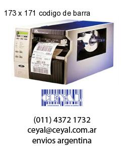 173 x 171 codigo de barra