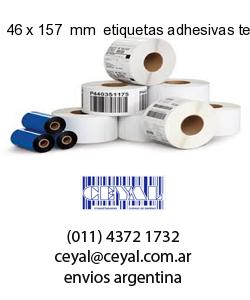46 x 157  mm  etiquetas adhesivas textiles