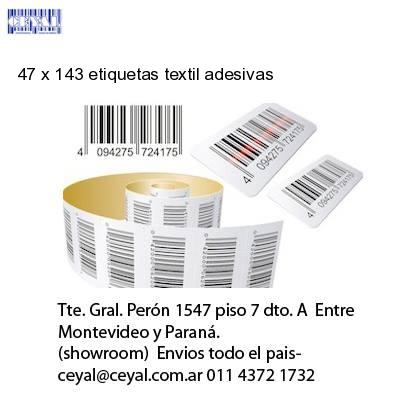 47 x 143 etiquetas textil adesivas