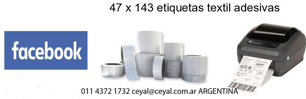 47 x 143 etiquetas textil adesivas