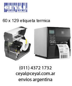 60 x 129 etiqueta termica