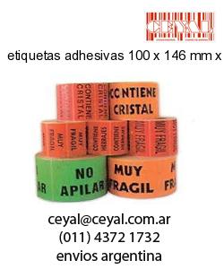 etiquetas adhesivas 100 x 146 mm x mm