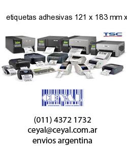 etiquetas adhesivas 121 x 183 mm x mm