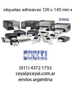etiquetas adhesivas 126 x 140 mm x mm