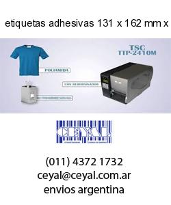 etiquetas adhesivas 131 x 162 mm x mm