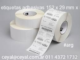 etiquetas adhesivas 152 x 29 mm x mm
