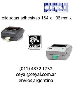 etiquetas adhesivas 184 x 106 mm x mm