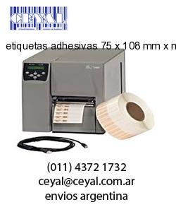 etiquetas adhesivas 75 x 108 mm x mm