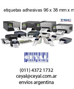 etiquetas adhesivas 96 x 38 mm x mm