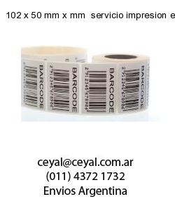102 x 50 mm x mm  servicio impresion etiquetas ilustracion