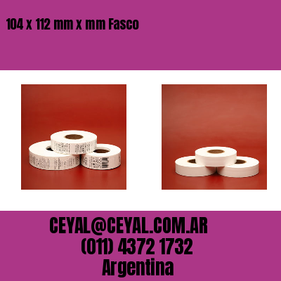 104 x 112 mm x mm Fasco
