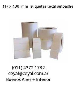 117 x 186  mm  etiquetas textil autoadhesivas