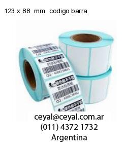 123 x 88  mm  codigo barra