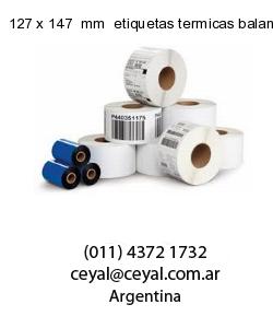 127 x 147  mm  etiquetas termicas balanzas