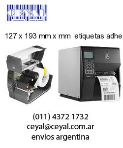 127 x 193 mm x mm  etiquetas adhesivas textiles