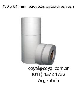 130 x 51  mm  etiquetas autoadhesivas redondas