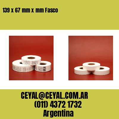 139 x 67 mm x mm Fasco