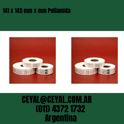 141 x 145 mm x mm Poliamida