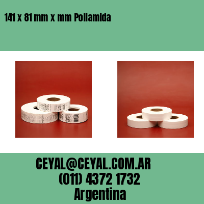 141 x 81 mm x mm Poliamida