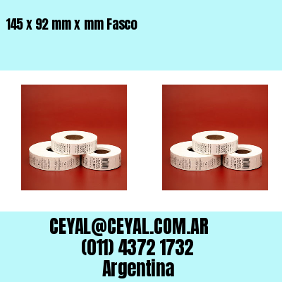 145 x 92 mm x mm Fasco