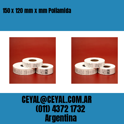 150 x 120 mm x mm Poliamida
