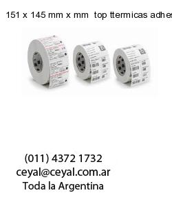 151 x 145 mm x mm  top ttermicas adhesivas