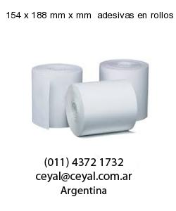 154 x 188 mm x mm  adesivas en rollos