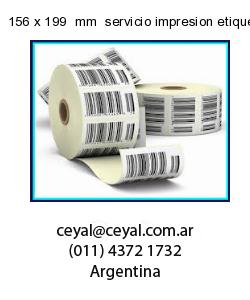 156 x 199  mm  servicio impresion etiquetas correlativas