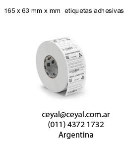 165 x 63 mm x mm  etiquetas adhesivas textiles