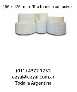 166 x 126  mm  Top termico adhesivo