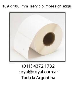 169 x 106  mm  servicio impresion etiquetas offset