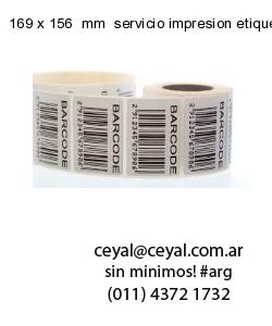 169 x 156  mm  servicio impresion etiquetas