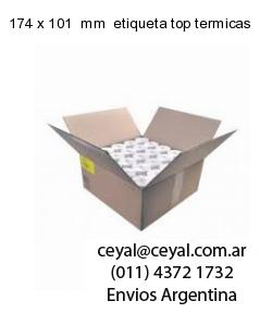 174 x 101  mm  etiqueta top termicas