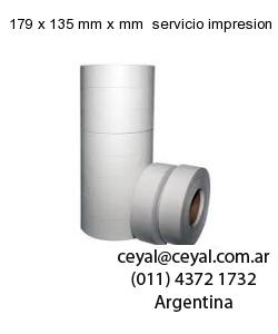 179 x 135 mm x mm  servicio impresion etiquetas