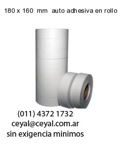 180 x 160  mm  auto adhesiva en rollo
