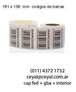 181 x 158  mm  codigos de barras
