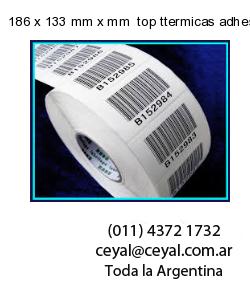 186 x 133 mm x mm  top ttermicas adhesivas