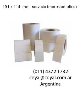 191 x 114  mm  servicio impresion etiquetas opp