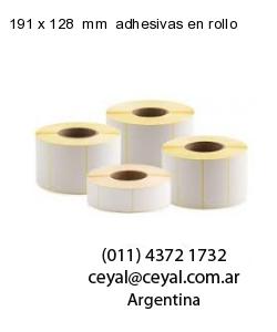 191 x 128  mm  adhesivas en rollo