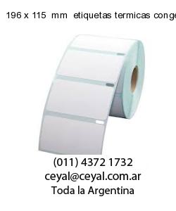 196 x 115  mm  etiquetas termicas congelados