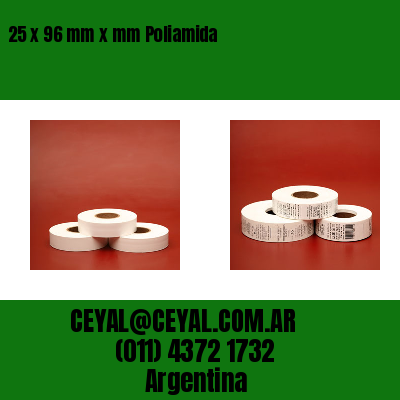 25 x 96 mm x mm Poliamida