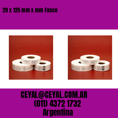 29 x 125 mm x mm Fasco