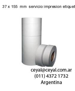 37 x 155  mm  servicio impresion etiquetas opp