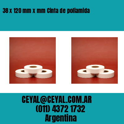 38 x 120 mm x mm Cinta de poliamida