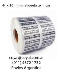 44 x 101  mm  etiqueta termicas