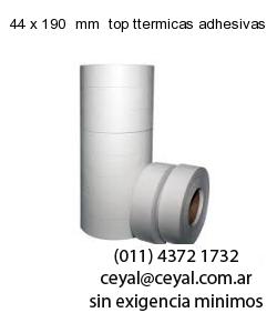 44 x 190  mm  top ttermicas adhesivas