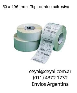 50 x 196  mm  Top termico adhesivo